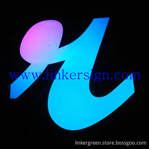 3d stainless steel illuminated led letter sign